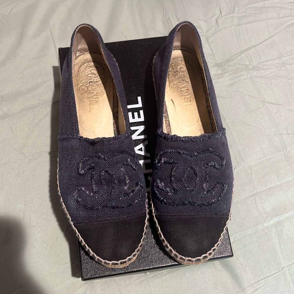 Chanel Denim Espadrilles